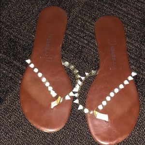 Jeffrey Campbell Studded Flip flops